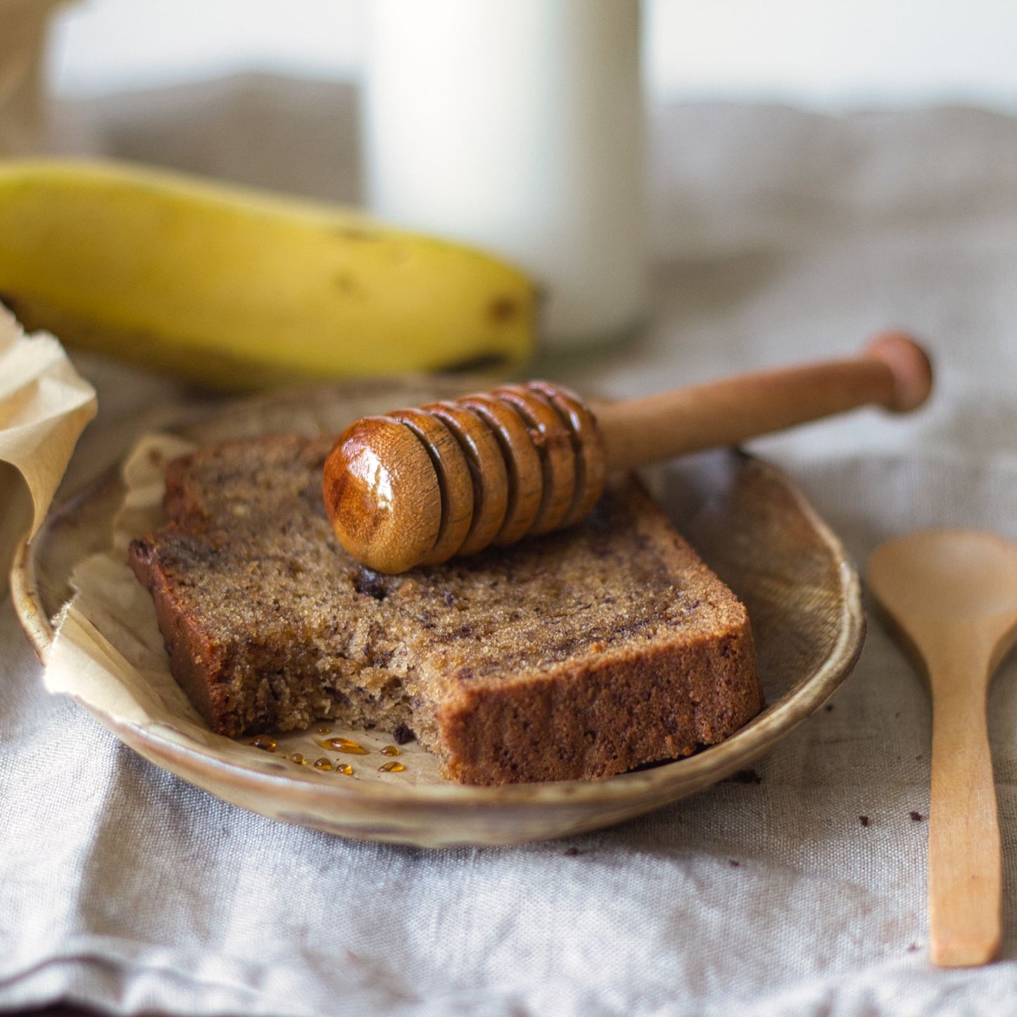 Banana and walnut sourdough bread