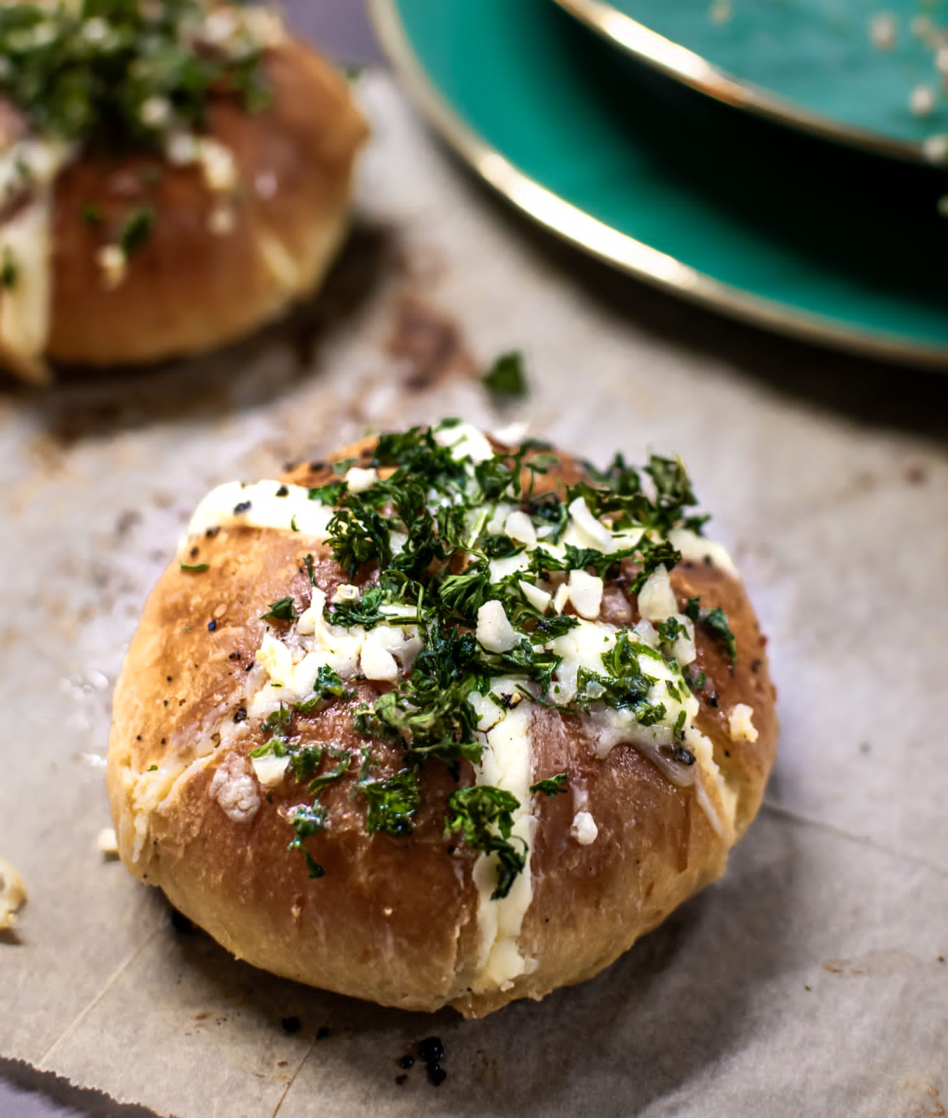 Korean cream cheese buns