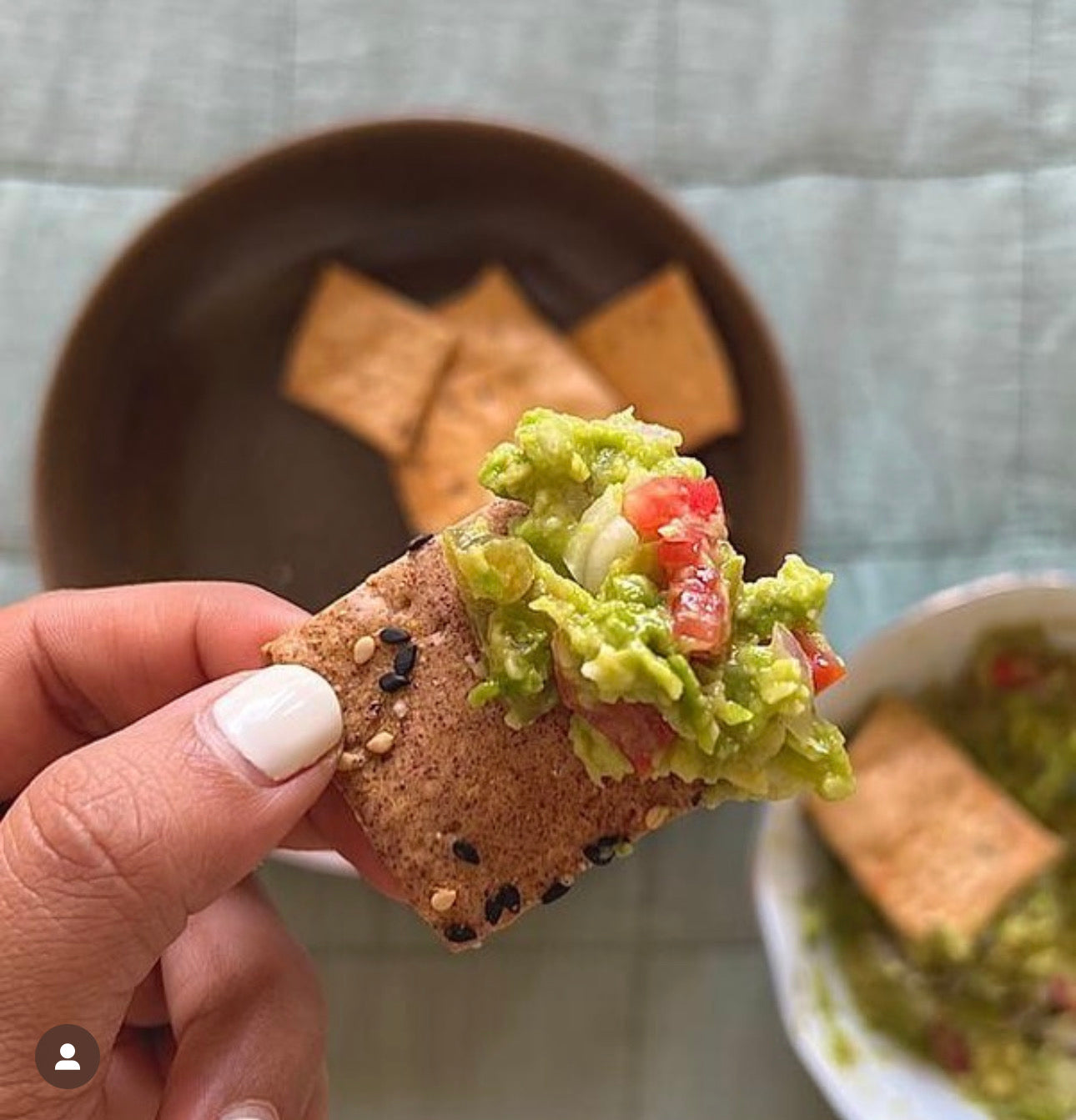 Ragi crackers with Sesame